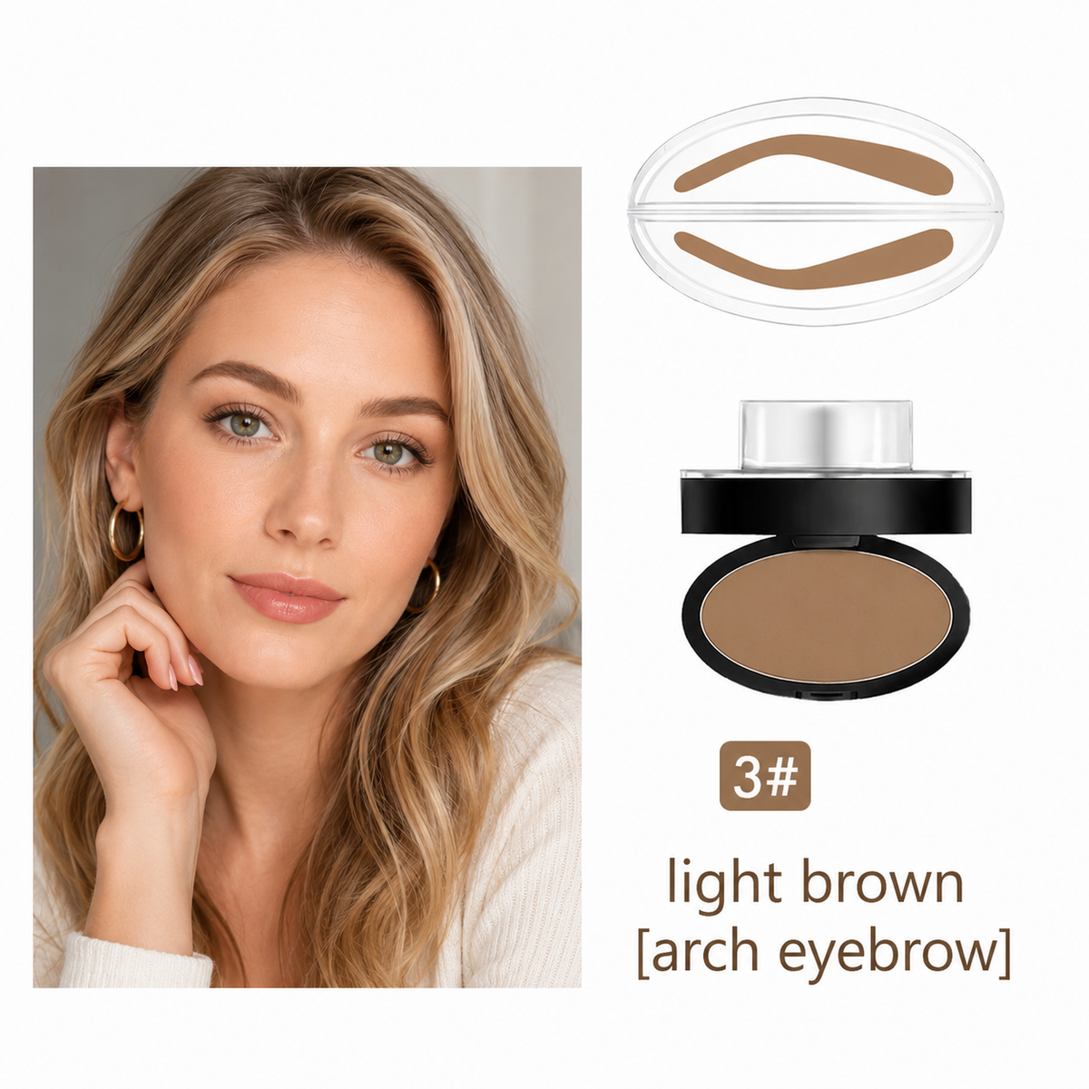 Aurvaa Perfect 5sec Eye-Brow Stamp Kit