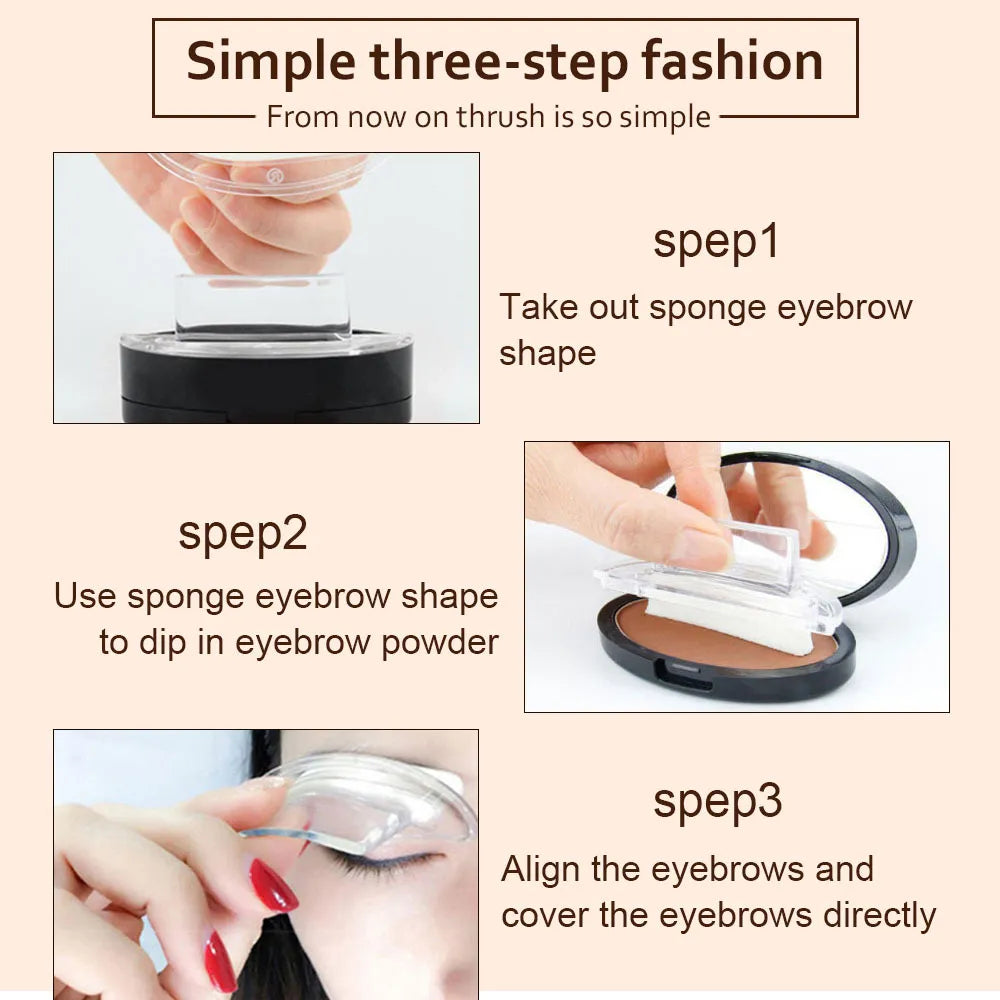 Aurvaa Perfect 5sec Eye-Brow Stamp Kit