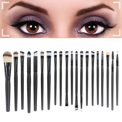Aurvaa 20 Pcs Colorful Soft Makeup Brushes Set and Tools