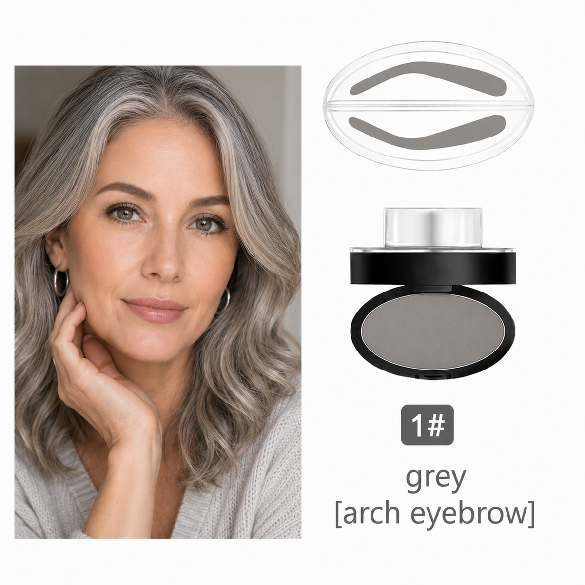 Aurvaa Perfect 5sec Eye-Brow Stamp Kit