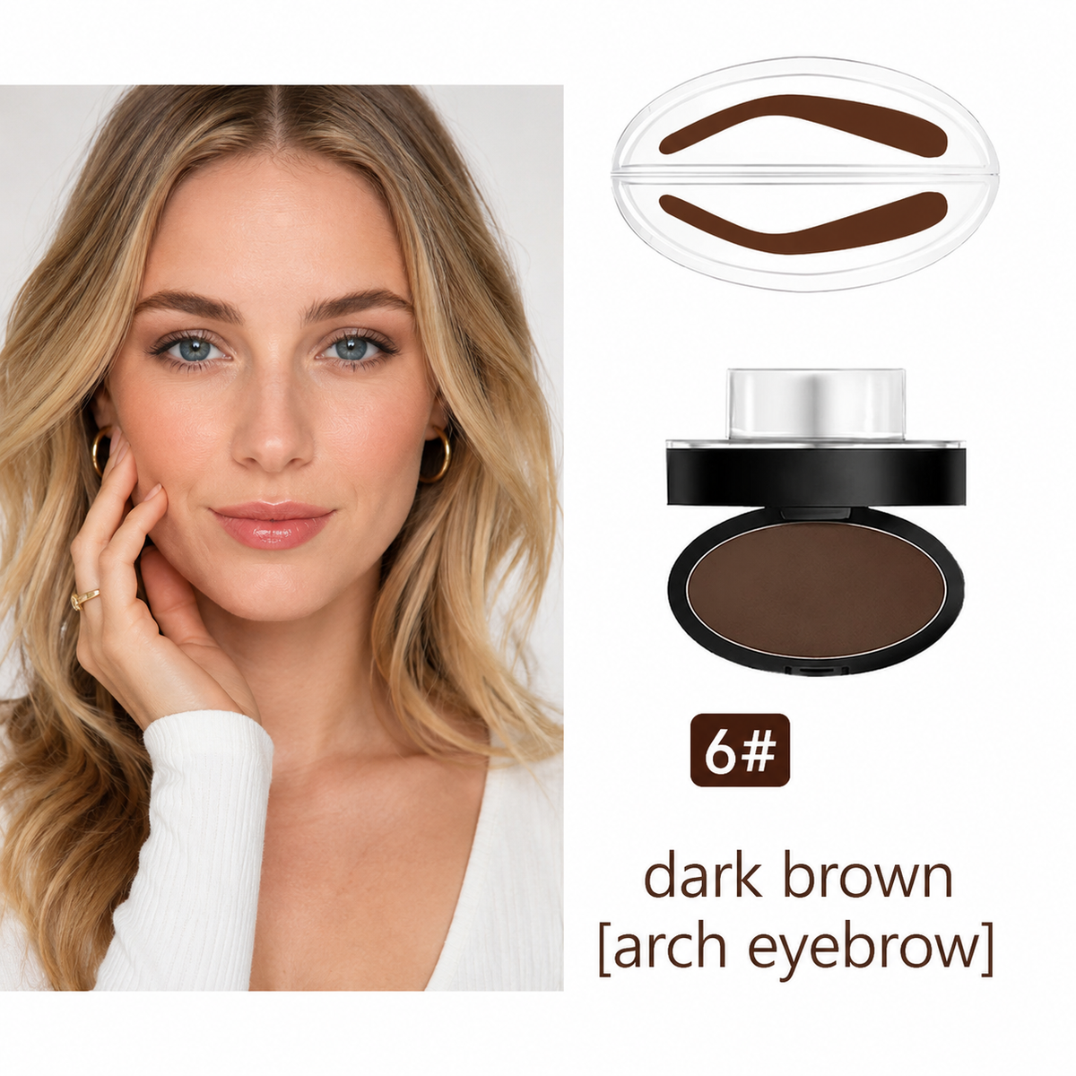 Aurvaa Perfect 5sec Eye-Brow Stamp Kit