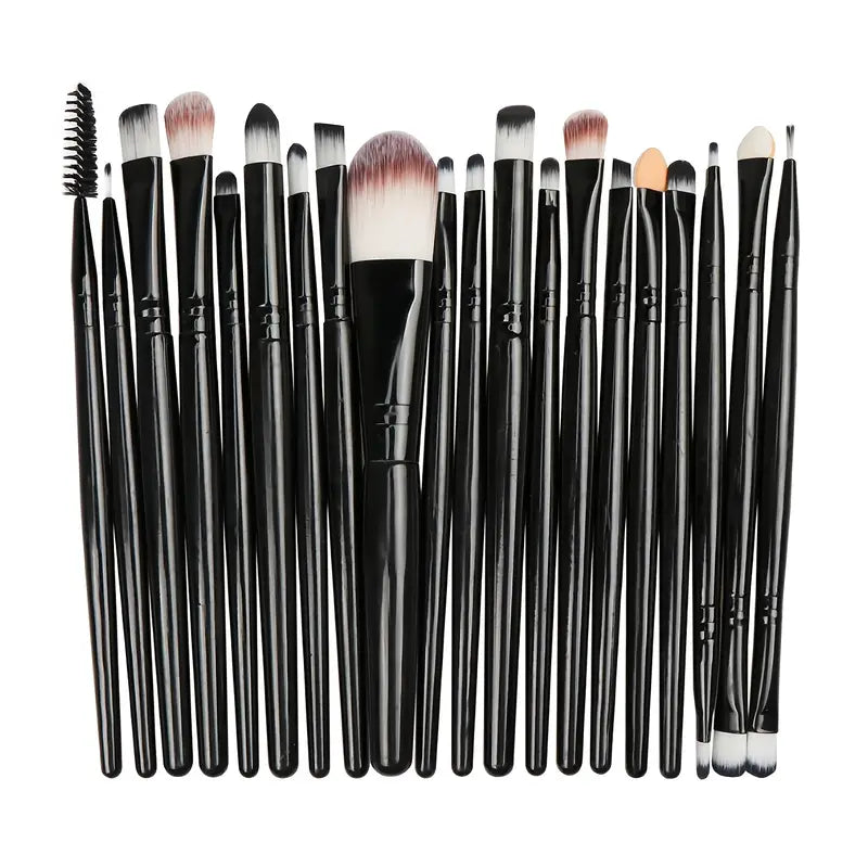 Aurvaa 20 Pcs Colorful Soft Makeup Brushes Set and Tools