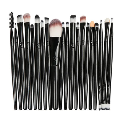 Aurvaa 20 Pcs Colorful Soft Makeup Brushes Set and Tools