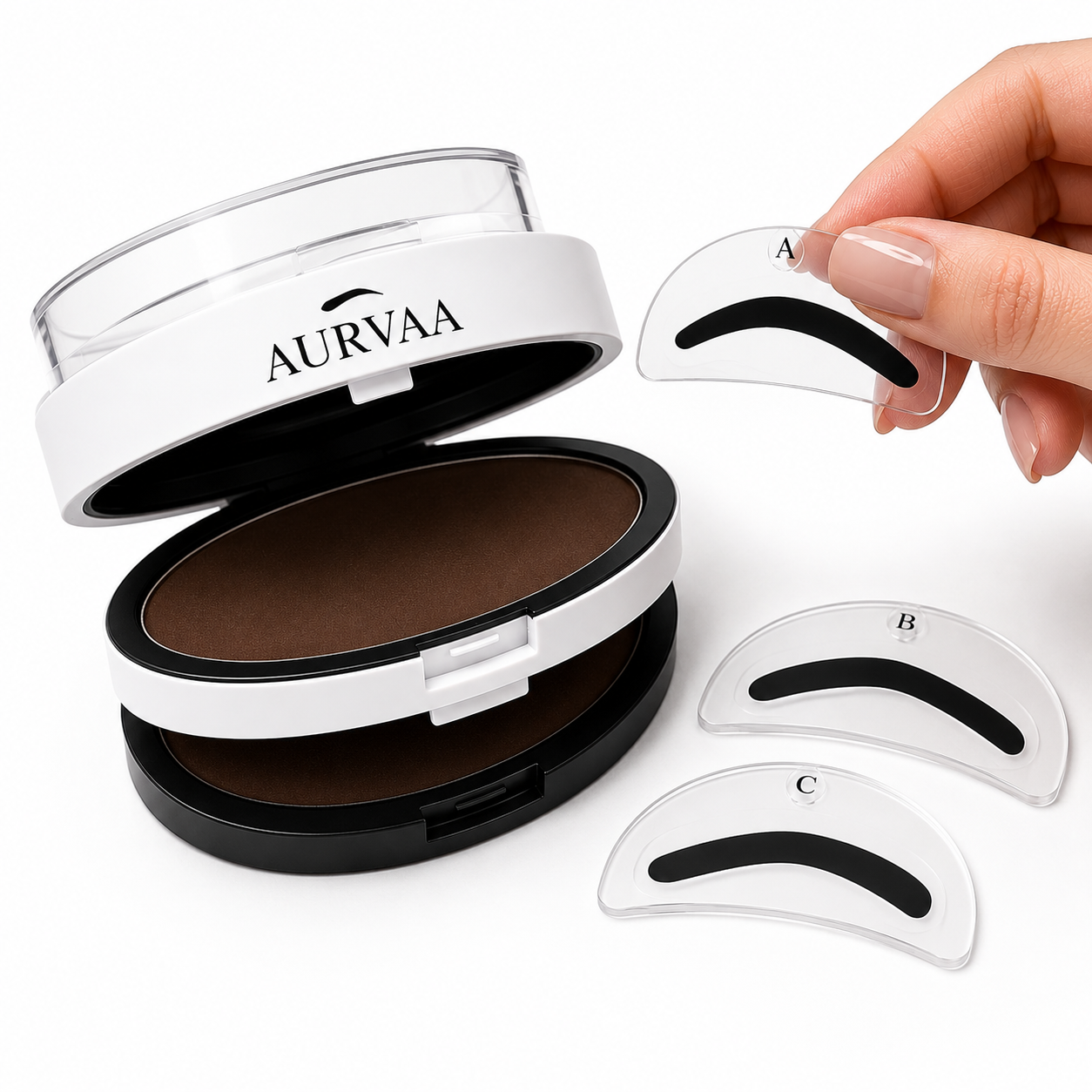 Aurvaa 5 sec Eyebrow stamp kit